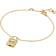 Michael Kors Padlock Bracelet - Gold/Transparent