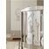 Pali Savana Cot White/Dove Grey 28.3x52"