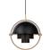 GUBI Multi-Lite Large Brass/Coal Black Pendant Lamp ∅ 36cm