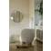 ferm LIVING Pond Dark Chrome Väggspegel 87x94cm