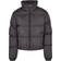 Urban Classics Short Peached Puffer Winter Jacket - Black
