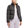 Urban Classics Short Peached Puffer Winter Jacket - Black