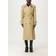 Burberry Long Check Collar Castleford Trench Coat - Beige