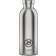 24 Bottles Clima Brushed Steel Wasserflasche 0.5L