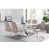 Furniturebox Atlanta Modern Beige Dining Set 90x160cm