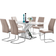Furniturebox Atlanta Modern Beige Dining Set 90x160cm