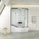 Home Deluxe Douche À Vapeur Avec Hydromassage Allin 170 x 90 Blanc Droite 1700x900x2200mm