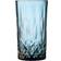 Lyngby Glas Sorrento Highball Blue Long Drinksglas 38cl 4stk