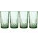 Lyngby Glas Sorrento Highball Green Long Drinksglas 38cl 4stk