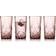 Lyngby Glas Sorrento Highball Pink Long Drinkglas 38cl 4st