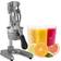 Relaxdays Spremiagrumi Centrifuga Argento Spremiagrumi