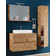 VCM my bath Badmöbel-Set Lendas 915206 honig-eiche