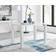 Furniturebox Pivero White Dining Set 70x120cm 5pcs