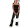Shein Girls Summer Sleeveless Bow Design Casual Jumpsuit - Black/White