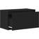 vidaXL Hall Black Oak Opbevaringsbænk 80x45cm