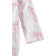 Shein Long Sleeve Footie Jumpsuit With Headband - White/Pink