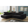 Silape Caris Black Sofa 273cm 5-Sitzer