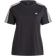 adidas Women's Essentials Slim 3-Stripes Tee (Plus Size) - Black/White