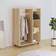 vidaXL Engineered Wood Sonoma Oak Wardrobe 80x110cm