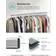 Songmics Heavy Duty Clothes Rack Silver Bøjler 132x160cm
