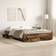 vidaXL with Drawers 140 x 200 cm Frame Bed