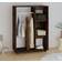 vidaXL Engineered Wood Smoked Oak Wardrobe 80x110cm