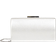 Paradox London Shimmer Dionne Box Clutch Bag - Silver