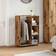vidaXL Engineered Wood Old Wood Wardrobe 80x110cm