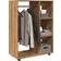 vidaXL Engineered Wood Artisan Oak Wardrobe 80x110cm