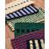 Hay Coco Door Mat Stripe Wave Dark White 40x80 cm Grøn