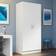 Madesa Armoire Closet Hanging White Wardrobe 80x180cm