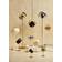 GUBI Multi-Lite Chrome Golvlampa 148cm