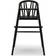 Oaklings Saga High Chair Black Lacquered Oak
