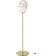 GUBI Multi-Lite Brass/White Floor Lamp 148cm