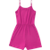 Shein Teen Girl Solid Color Spaghetti Strap Jumpsuit In Ribbed Fabric