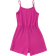 Shein Teen Girl Solid Color Spaghetti Strap Jumpsuit In Ribbed Fabric