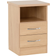 SECONIQUE Nevada Brown Bedside Table 40x40cm