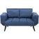 Beliani Brekke Navy Blue Sofa 183cm 2 Seater