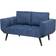 Beliani Brekke Navy Blue Sofa 183cm 2 Seater