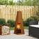 vidaXL Fire Pit with Log Storage 35x35x100 cm