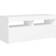 vidaXL LED Lighting White TV Bench 90x40cm