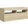 vidaXL 804385 LED Lights Sonoma Oak TV Bench 90x40cm
