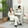 Vinsetto Vanity Task Adjustable Height Office Chair
