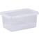 Wham Crystal 11L Small Under Bed Plastic Boxes Pack of 5 Storage Box