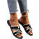 Shein Women Flat Sandals, Black & White H-Strap Slippers, Spring/Summer New Beach Shoes For Party, Birthday Gift, Flat Low Heel Open Toe Flip Flops, Multicolor Options For Vacation, Fashionable And Versatile