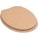 vidaXL Asiento Inodoro Wc Con Tapa De Cierre Suave MDF Diseío Bambú