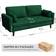 Yaheetech Couch with Side Storage Green Sofa 170cm 2 Seater
