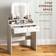 Homcom With Mirror White Dressing Table 38x75cm
