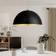 Eglo Gaetano 1 Black/Gold Pendant Lamp ∅ 53cm