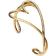 Pandora Organically Shaped Heart Bangle - Gold